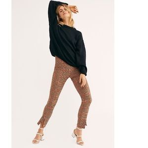 Free People Flyin High Skinny Plaid Pants 4